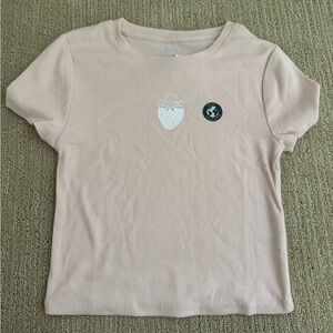Aeropostale Baby Tee - Light Pink - Size M